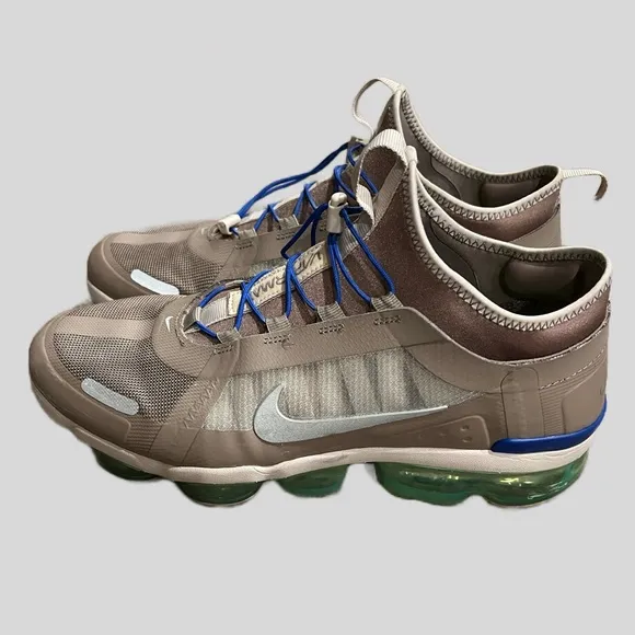 Nike VaporMax Sneakers with Blue Tech Laces