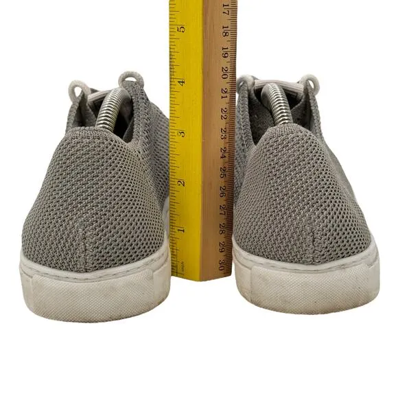Nisolo Womens Athletic Sneakers SZ 11 Grey Athleisure Casual Capsule Comfy Knit