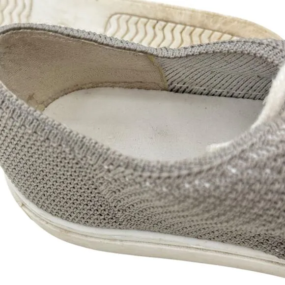 Nisolo Womens Athletic Sneakers SZ 11 Grey Athleisure Casual Capsule Comfy Knit