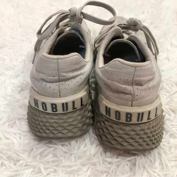 No Bull Ripstop Runner Sneakers Ivory Grey men 9.5