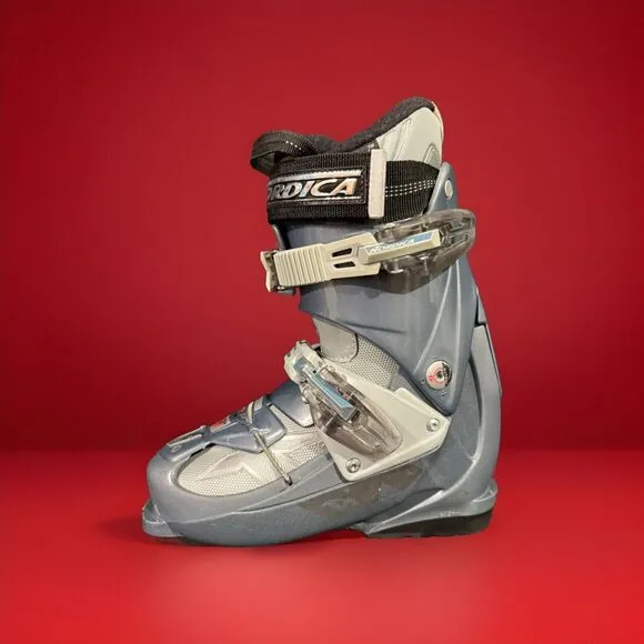 Nordica Women’s Gray Ski Boots Size 6 (23)Thermo Comfort Fit 275 Mm Energy Rail