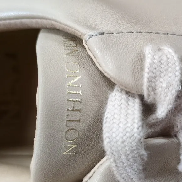 Nothing New Women's Unoriginal Taupe Upcycled Sneakers Size 9