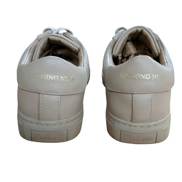 Nothing New Women's Unoriginal Taupe Upcycled Sneakers Size 9