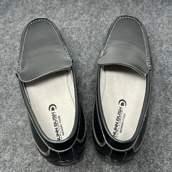 Nunn Bush Loafer Shoes Men’s Size 12 Black Leather Casual To Dressy