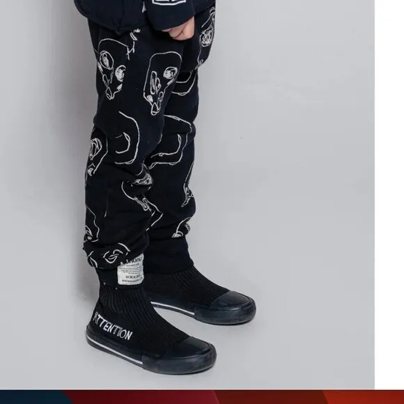 Nununu Attention Sock Sneakers Gender Neutral 37-38 US 6 Crossbone