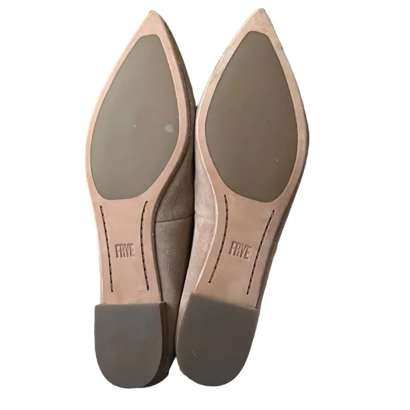 NWOB FRYE Sienna Suede Ballet Flats Sz 10