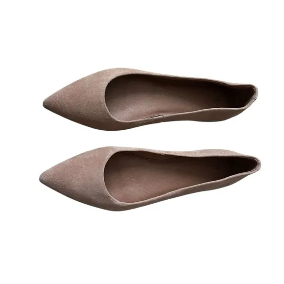 NWOB FRYE Sienna Suede Ballet Flats Sz 10