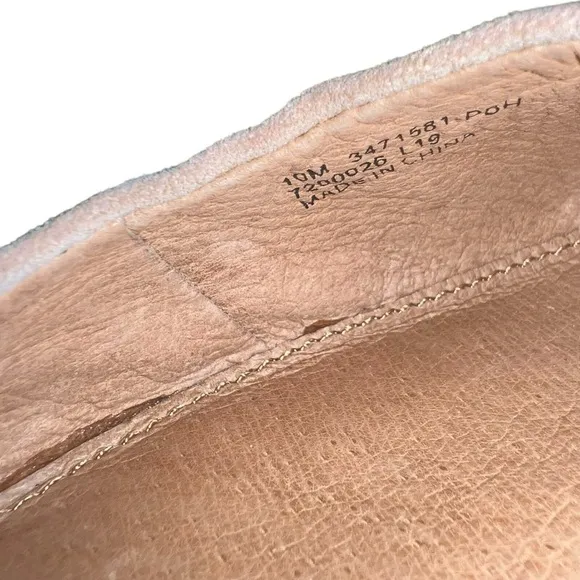 NWOB FRYE Sienna Suede Ballet Flats Sz 10