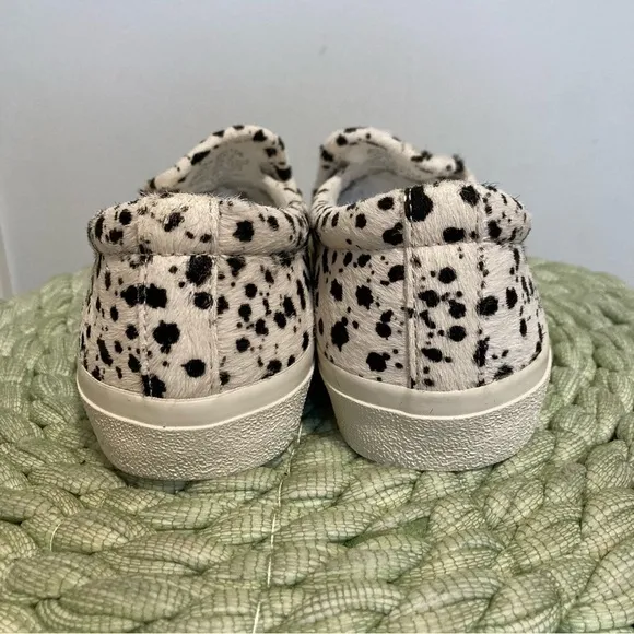 NWOB Madewell Sidewalk Slip-On Sneakers in Spatter-Painted Calf Hair