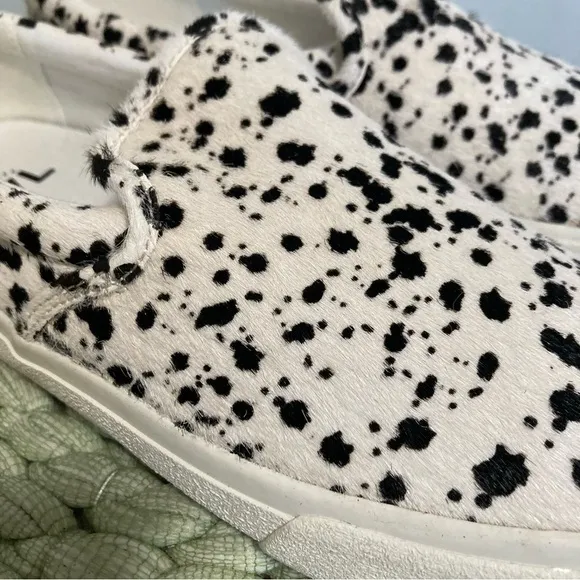 NWOB Madewell Sidewalk Slip-On Sneakers in Spatter-Painted Calf Hair
