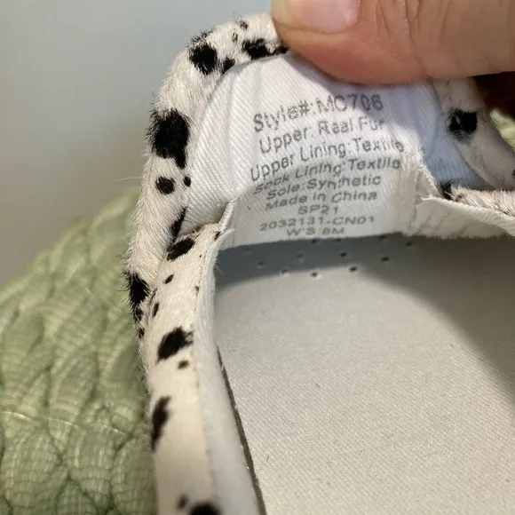 NWOB Madewell Sidewalk Slip-On Sneakers in Spatter-Painted Calf Hair