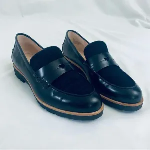 NWOT Kate Spade Kimi Black Cow Hair Loafers Size 7.5