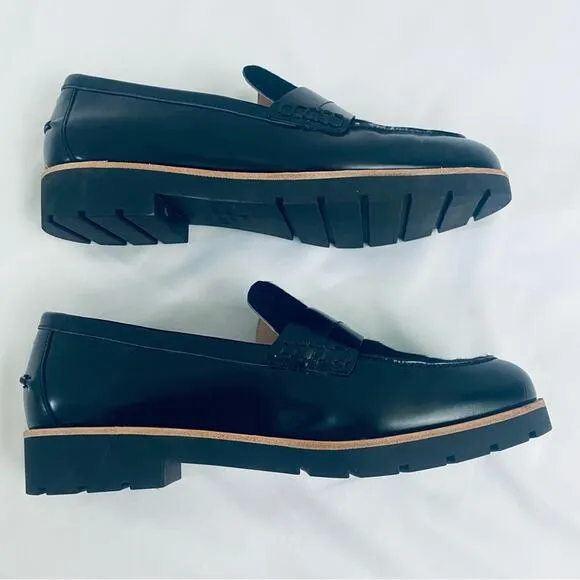 NWOT Kate Spade Kimi Black Cow Hair Loafers Size 7.5
