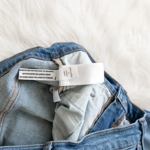NWOT! MADEWELL FLARE JEANS NO DISTRESSING MEDIUM BLUE WASH DENIM SZ 31