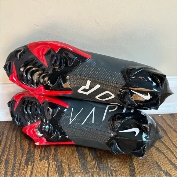 NWOT Nike Vapor Edge Pro 360 Cleats Black Orange White DV0778-002 Men’s 12