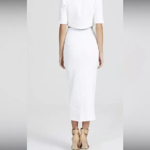 NWT $220 Alice McCall 'Next To You' Pencil Midi Skirt Size 0 US 4 AUS Z294-2