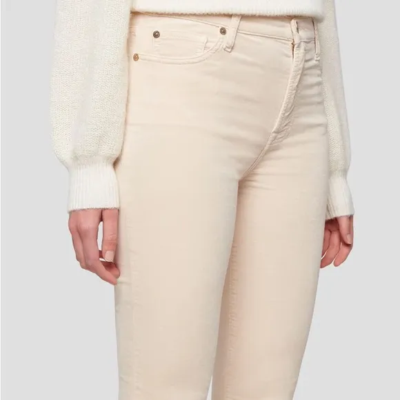 NWT 7 For All Mankind Size 33 Skinny Leg Jeans Mid Rise - Ankle Length