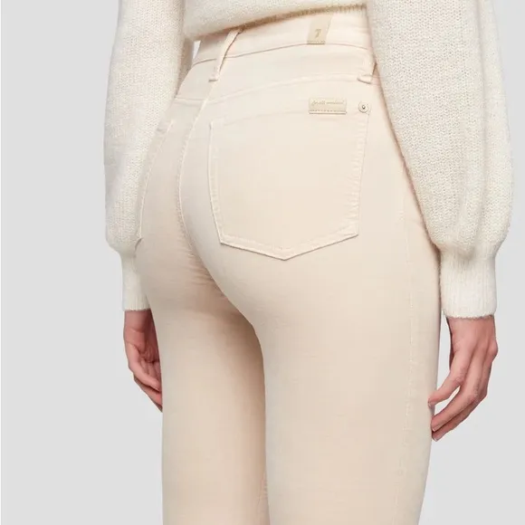 NWT 7 For All Mankind Size 33 Skinny Leg Jeans Mid Rise - Ankle Length