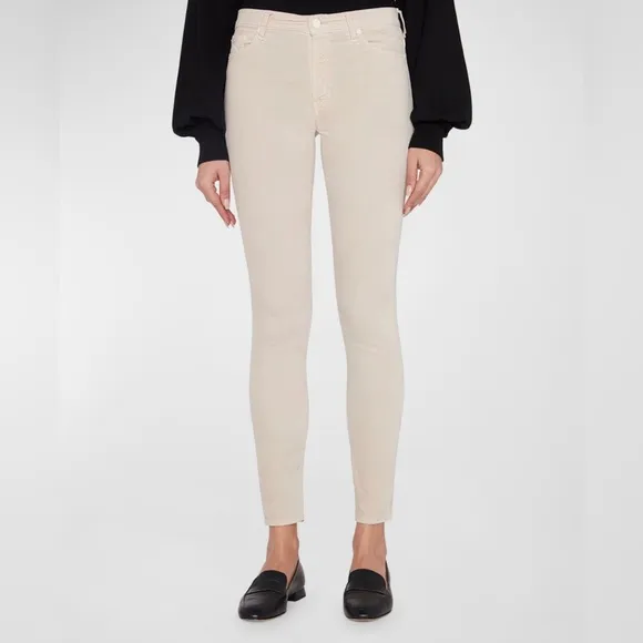 NWT 7 For All Mankind Size 33 Skinny Leg Jeans Mid Rise - Ankle Length