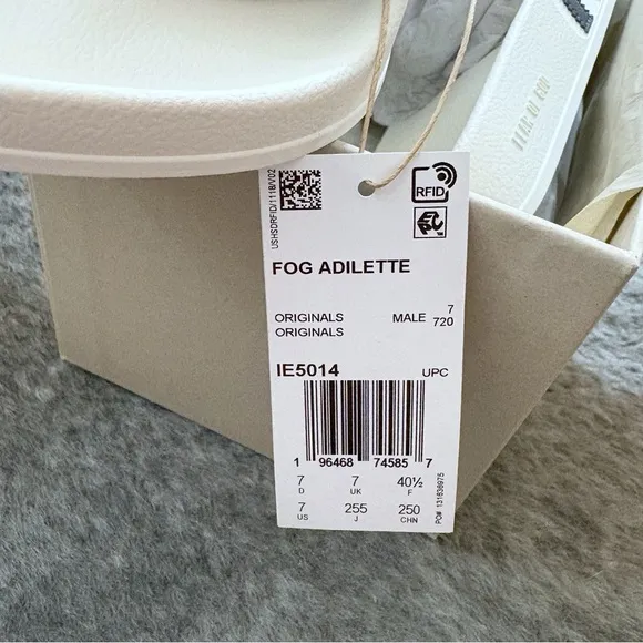 NWT Adidas x Fear of God Slides