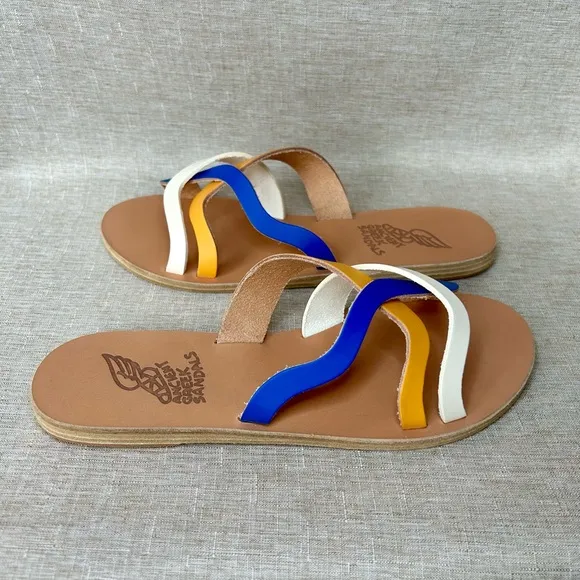 NWT Ancient Greek Sparti Slide Sandals – Multicolor – Size 39 (US 8.5–9)