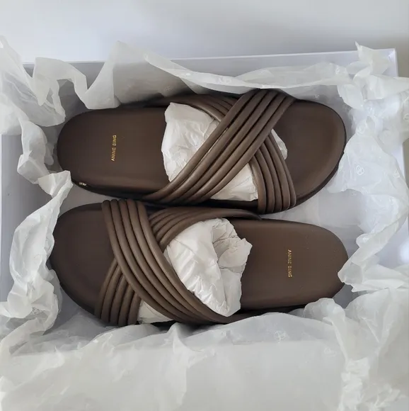 NWT ANINE BING IPANEMA SLIDES | 8