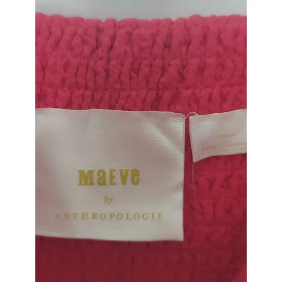 NWT Anthropologie Puff-Sleeve Sweetheart Mini Dress - Small