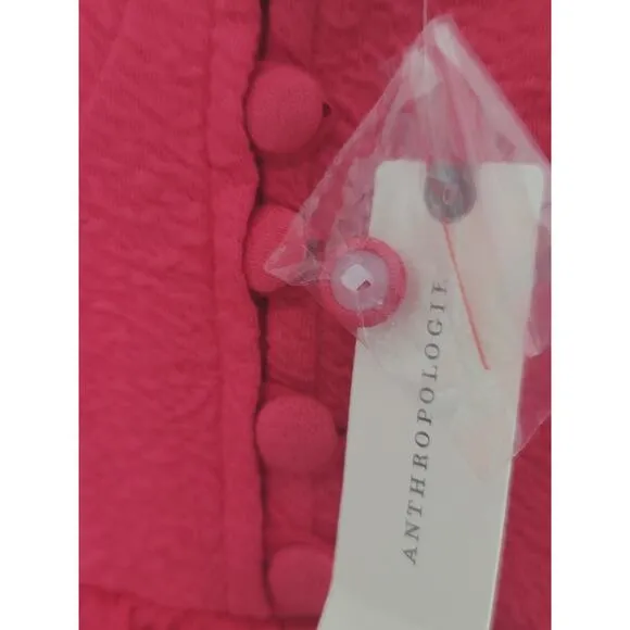 NWT Anthropologie Puff-Sleeve Sweetheart Mini Dress - Small