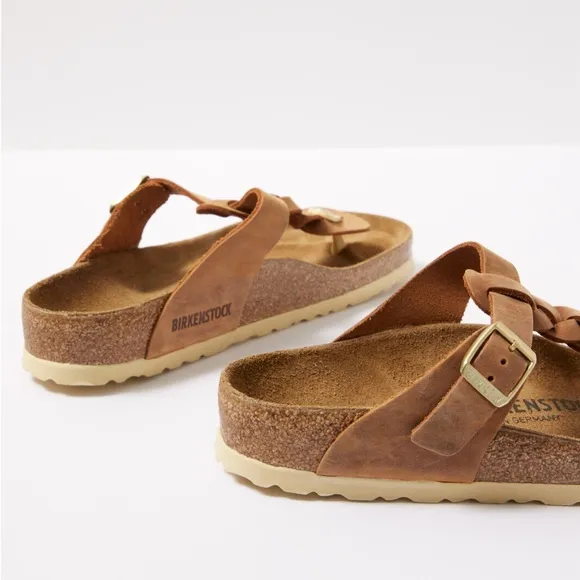 NWT BIRKENSTOCK Braided Gizeh Sandal!