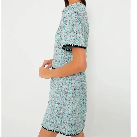 NWT Blue Tweed Josephine Dress Tuckernuck Pomander Place