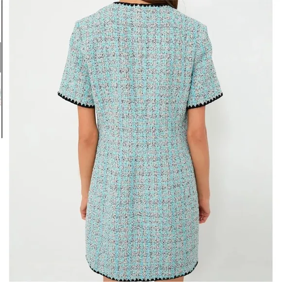 NWT Blue Tweed Josephine Dress Tuckernuck Pomander Place