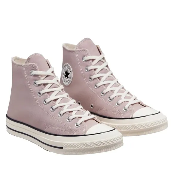 NWT Converse Chuck 70 Hi High Top Sneakers Stone Mauve Light Pink Classic Egret
