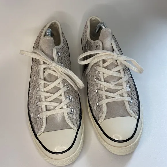 NWT Converse Chuck Taylor 70 Ox Woven Suede Neutral Sneakers