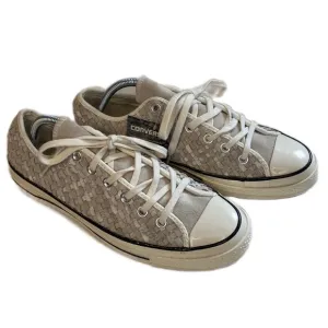 NWT Converse Chuck Taylor 70 Ox Woven Suede Neutral Sneakers