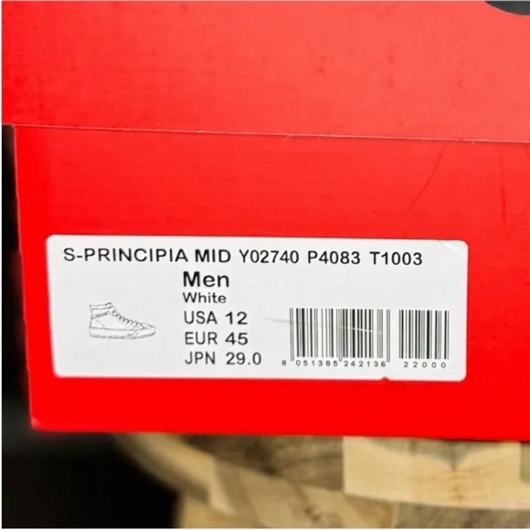 🔥🔥NWT Diesel S-Principia Mid Sneaker, Size 12 | Iconic Style, Ultimate Comfort!