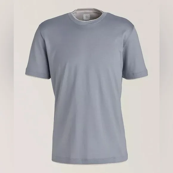 NWT Eleventy Tipped Giza T Shirt