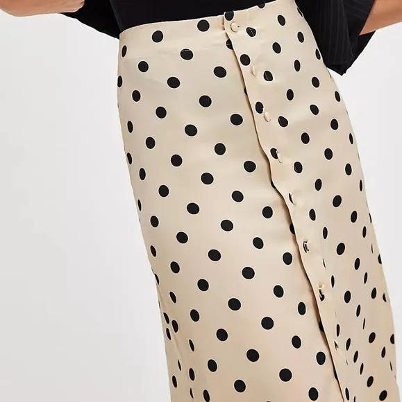 NWT Free People Analise Printed Midi Skirt