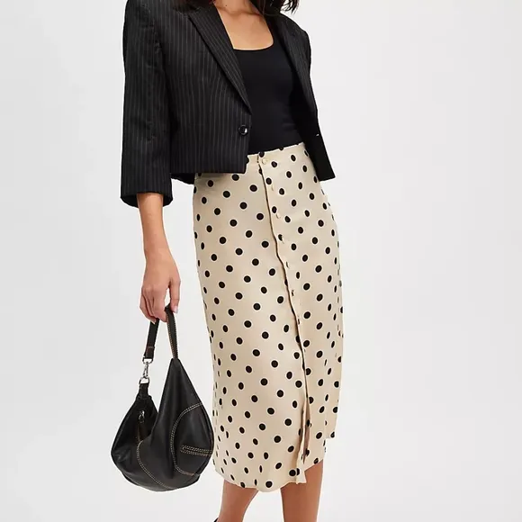 NWT Free People Analise Printed Midi Skirt
