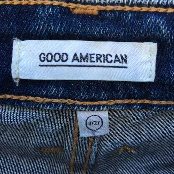NWT Good American Bermuda High Rise Jean Short 27