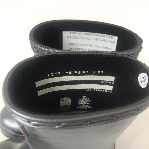 NWT Hunter First Classic Nebula Black Rain Boot