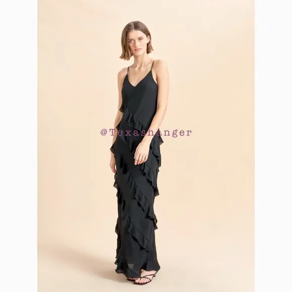 NWT La Ligne Gio Dress XS Black