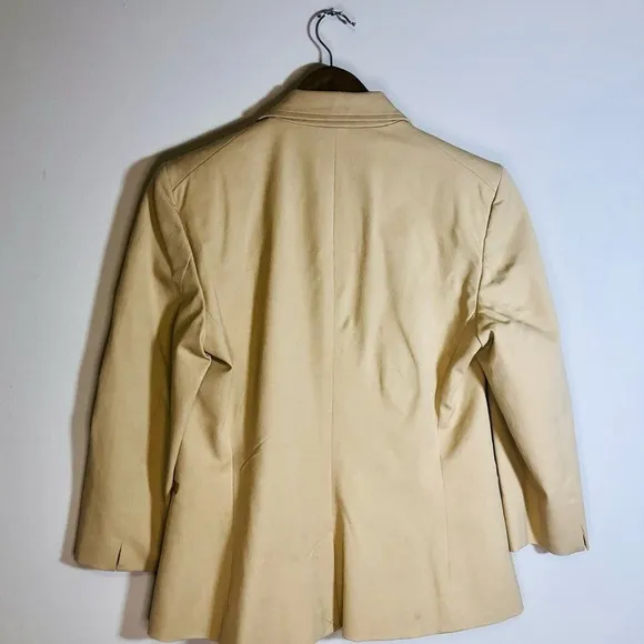 NWT Lauren Ralph Lauren Tan Blazer 3/4 Sleeve. Size 8