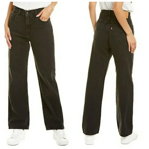 💎NWT Levi's Black Loose Straight Jeans