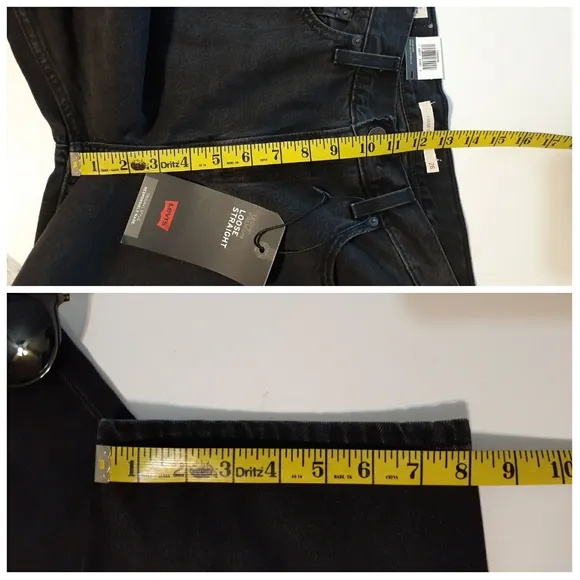 💎NWT Levi's Black Loose Straight Jeans
