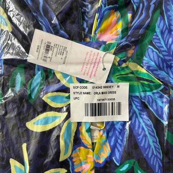 NWT Lilly Pulitzer Orla Halter Stretch Maxi Dress Multi The Hottest Spot M, L,XL
