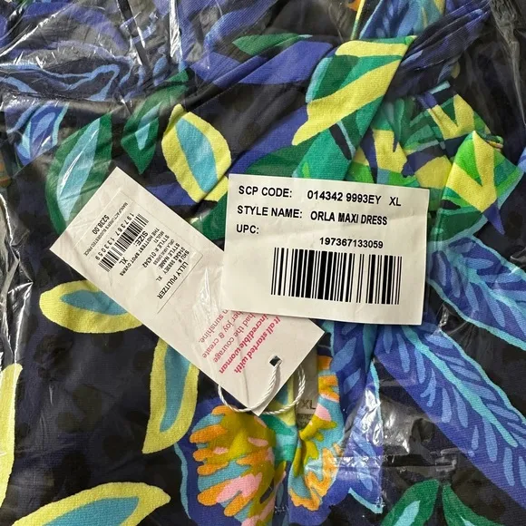 NWT Lilly Pulitzer Orla Halter Stretch Maxi Dress Multi The Hottest Spot M, L,XL