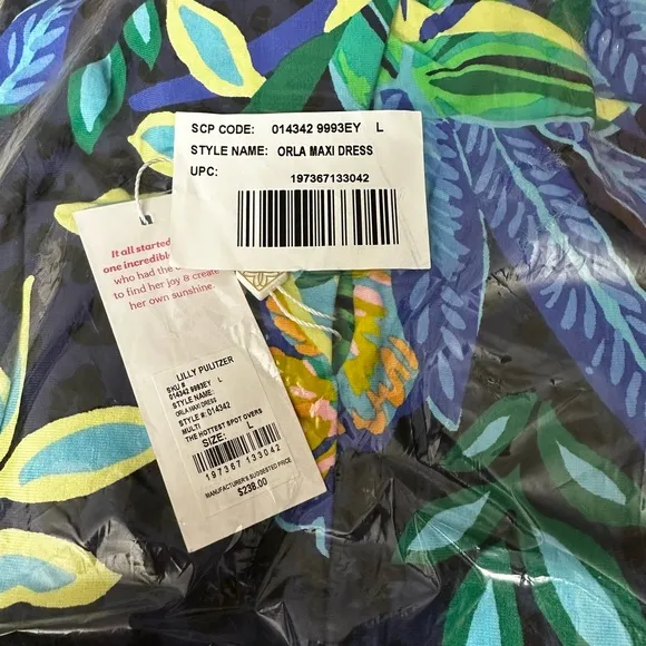 NWT Lilly Pulitzer Orla Halter Stretch Maxi Dress Multi The Hottest Spot M, L,XL