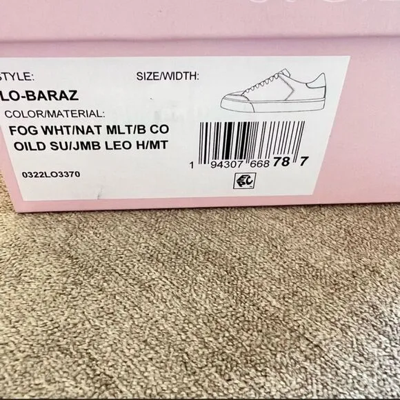 NWT Louise Et Cie Baraz Animal Print Sneakers 6.5