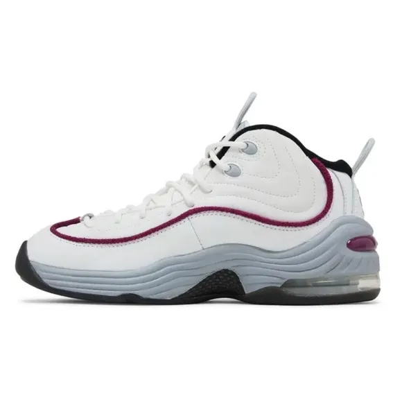 NWT Nike | Women’s white/purple Air Penny II lace up basketball shoes, size 6.5