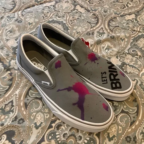 NWT RARE Vans x Dell Tech “LETS BRING IT”Sneakers